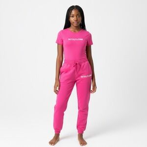 PrettyLittleThing Vibrant Pink Jogger Set